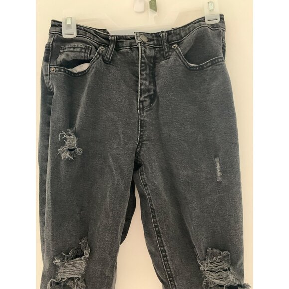 Wild Fable Distressed Black‎ Denim Jeans - Size 4 - Picture 2 of 6